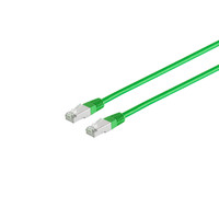 Netzwerkkabel-Patchkabel, cat 6, S/FTP, PIMF, Halogenfrei, grün, 10,0m