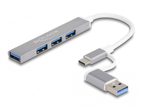 Hub - 3 x USB 2.0 + 1 x USB 3.2 Gen 1
