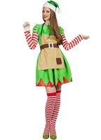 Disfraz de Elfa Navidad para mujer XL