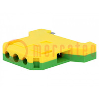 Splice terminal: rail; 0.5÷10mm2; ways: 1; terminals: 2; Width: 10mm