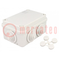 Enclosure: junction box; X: 79mm; Y: 114mm; Z: 57mm; wall mount; IP55