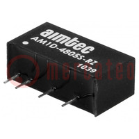 Converter: DC/DC; 1W; Uin: 43.6÷52.8V; Uout: 5VDC; Iout: 200mA; SIP7