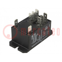 Relay: electromagnetic; DPDT; Ucoil: 12VDC; 30A; Series: T92; 86Ω