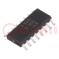 Optocoupler; SMD; Ch: 4; OUT: gate; 2.5kV; 15Mbps; SO16; 10kV/μs