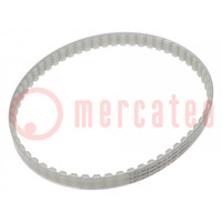 Timing belt; AT10; W: 16mm; H: 5mm; Lw: 600mm; Tooth height: 2.5mm