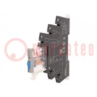Relay: interface; SPDT; Ucoil: 24VDC; 6A; 6A/250VAC; 6A/30VDC; 100mΩ