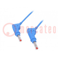 Connection cable; 32A; banana plug 4mm,both sides; Len: 1.5m