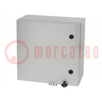 Enclosure: wall mounting; X: 300mm; Y: 300mm; Z: 210mm; ARCA; grey