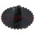 Knob; thumbwheel; black; Ø16mm; for mounting potentiometers; CA14