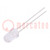 LED; 5mm; rouge; 7000÷11000mcd; 20°; Front: convexe; 2,2÷2,8V