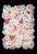 Artificial Silk Rose/Hydrangea Flower Wall Panel - 40cm H x 60cm D, White