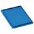 Auflagedeckel für Schwerlast-Transportkästen, 1 VE = 4 Stück, 30,0 x 20,0 cm Version: 02 - blau