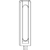 Produktbild zu MACO hosszú sarokcsapágy takaró DT130/PVC, közlekedési fehér RAL 9016 (41743)