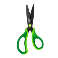 Schere Edelstahl Gripy 17,5cm rund farbig .sortiert