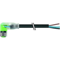 CONECTOR M8 HEMBRA 90° LIBRE CABLE LED