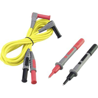 CORDON DE MESURE VOLTCRAFT MSL-504 [MÂLE 4 MM - POINTE DE TEST] 1.20 M JAUNE 1 PC(S) VC-8085015