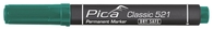 PICA CLASSIC 521 - MARCADOR PERMANENTE (PUNTA TIPO CINCEL) COLOR VERDE