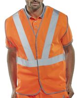 Beeswift Railspec Vest (Polyester) Orange 3XL