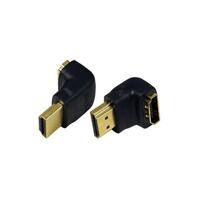LogiLink HDMI-Adapter HDMI>HDMI St/Bu 90° gewinkelt