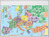 Kartentafel Europa pinnbar, 1:3.600.000, 1380 x 980 mm