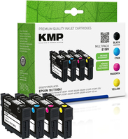 KMP E158V inktcartridge 4 stuk(s) Zwart, Cyaan, Magenta, Geel