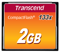 Transcend TS2GCF133 memóriakártya 2 GB CompactFlash MLC