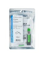 Smartkeeper MUL04PKGN bloqueur de port Bloqueur de port + clé Micro USB Type-B Vert Plastique 1 pièce(s)