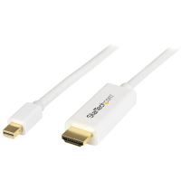 StarTech.com 6ft (2m) Mini DisplayPort to HDMI Cable - 4K 30Hz Video - mDP to HDMI Adapter Cable - Mini DP or Thunderbolt 1/2 Mac/PC to HDMI Monitor - mDP to HDMI Converter Cord...