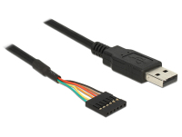 DeLOCK 1.8m USB2.0-A/TTL 6-p USB-kabel 1,8 m USB A Zwart