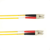 Black Box 10m LC-LC kabel optyczny OM1 Wielobarwny, Żółty