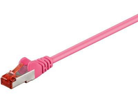 Microconnect SSTP60015PI kabel sieciowy Różowy 0,15 m Cat6 S/FTP (S-STP)