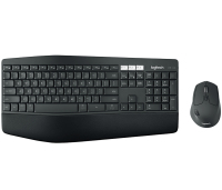 Logitech MK850 Performance Wireless Keyboard and Mouse Combo billentyűzet Egér mellékelve RF vezeték nélküli + Bluetooth QWERTY Angol Fekete