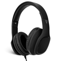 V7 HA701-3EP fejhallgató és headset Vezetékes Fejpánt Hívás/zene Fekete