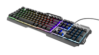 Trust GXT 853 Esca keyboard Gaming USB QWERTY US English Black