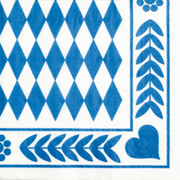 Papstar 12901 Papier Bleu, Blanc 20 pièce(s)