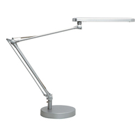 Unilux Mambo lampe de table 6,5 W LED Gris, Métallique