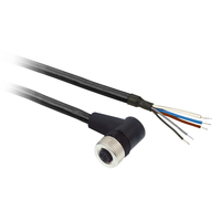 Schneider Electric XZCP12V12L20 sensor/actuator cable 20 m M12 Black