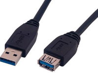 MCL USB 3.0, M/FM, 3m câble USB USB 3.2 Gen 1 (3.1 Gen 1) USB A Noir