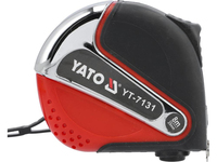 Yato YT-7131 tape measure 8 m Acrylonitrile butadiene styrene (ABS), Rubber Black, Red, Stainless steel