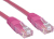 Cables Direct Cat6 U/UTP networking cable Pink 3 m U/UTP (UTP)