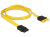 DeLOCK 0.7m 2xSATAIII SATA-kabel 0,7 m SATA 7-pin Zwart, Geel