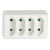 LogiLink LPS220 power extension 4 AC outlet(s) Indoor White
