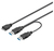 Microconnect USB3.0AAY03MICRO USB cable 0.3 m USB 3.2 Gen 1 (3.1 Gen 1) Micro-USB A USB A Black