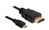 DeLOCK 4043619826643 HDMI kabel 2 m HDMI Type A (Standaard) HDMI Type D (Micro) Zwart