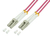 LogiLink FP4LC22 kabel optyczny 125 m OM4 Różowy