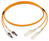 Dätwyler Cables 422459 Glasfaserkabel 9 m E-2000 (LSH) ST OM2 Orange