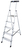 Krause 126535 ladder Uitschuifladder Aluminium, Zwart