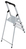 Krause 126214 ladder Trapladder Aluminium, Zwart