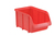 hünersdorff 673100 tárolódoboz Téglalap alakú Polipropilén (PP) Vörös