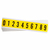 Brady 3430-# KIT öntapadós címke Téglalap alakú Eltávolítható Fekete, Sárga 250 db